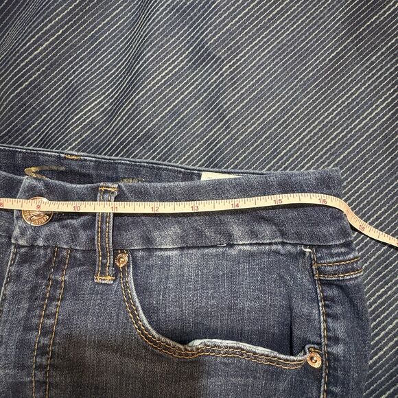 NEW Seven 7 Tummyless High Rise Skinny Jeans Women’s Size 10 Stretch Blue Denim - Picture 9 of 11